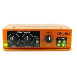 Radial Re-Ampers & Routing*EXTC-SA - Effects Loop Interface Connects Guitar Pedals to the Recording System