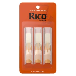 by D'Addario Tenor Sax Reeds, Strength 3.5 - 3 Pack>RICO Discount