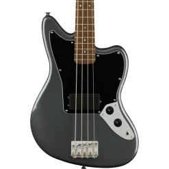 - Affinity Series Jaguar Bass in Charcoal Frost Metallic>Squier Outlet
