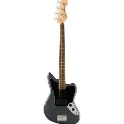 - Affinity Series Jaguar Bass in Charcoal Frost Metallic>Squier Outlet