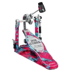 50th Anniversary Limited Iron Cobra Power Glide Single Pedal - Marble Coral Swirl>Tama Online