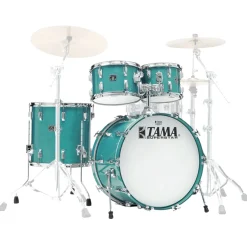50th Anniversary Limited Superstar Reissue 4-Piece Shell Pack with 22" Bass Drum - Aqua Marine>Tama Discount