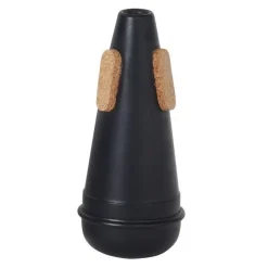AMS Brass Accessories*Trumpet Mute Straight Aluminium Black