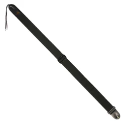 UXL Straps*50mm Black Cotton Guitar Strap with Leather Tabs