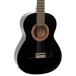 - 1/2 Size Nylon String Acoustic Guitar - Black><noscript><img width=