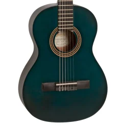 VC203 - 3/4 Classical Guitar - Satin Transparent Blue>Valencia Clearance