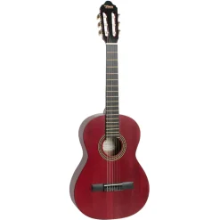 Valencia Classical Guitars*VC203 - 3/4 Classical Guitar - Satin Transparent Wine Red