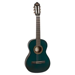 VC203 - 3/4 Classical Guitar - Satin Transparent Blue>Valencia Clearance