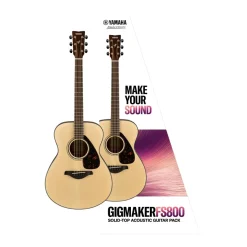 - Gigmaker FS800 Small Body Acoustic Guitar Pack>Yamaha New