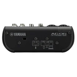 AG06 MK2 6 Channel Mixer/Interface - Black>Yamaha Fashion