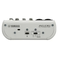 AG06 MK2 6 Channel Mixer/Interface - White>Yamaha Discount
