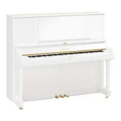 Yamaha New Pianos*YUS5PWH 131cm Professional Upright Piano in Polished White