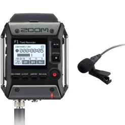 F1-LP Field Recorder - Lavier Mic Pack>Zoom Discount